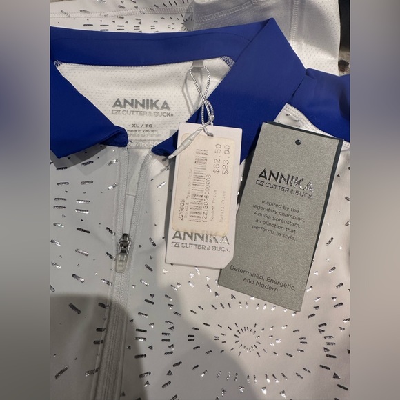 CB Drytec Women’s White + Blue Polo - Picture 4 of 4